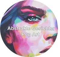 Abstract Face - Peggy Liebenow-acrylic on canvas